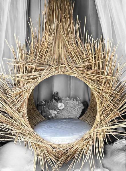 location Structure en rotin en forme de nid location Structure en rotin en forme de nid