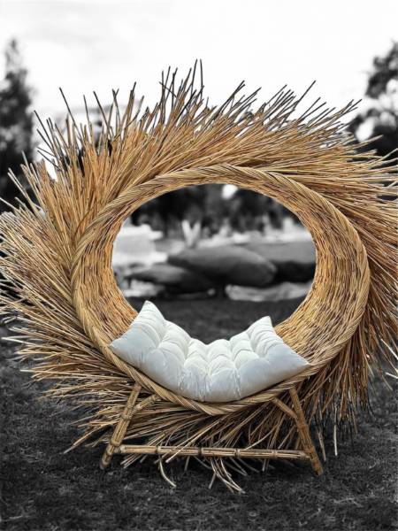 location Structure en rotin en forme ovale location Structure en rotin en forme ovale